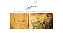 Desktop Screenshot of gallerialestampe.com